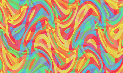 Abstract Graphics - Abstract Waves Painting 00912 by CarsToon Concept
