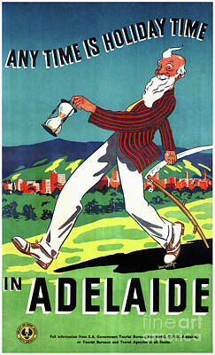 Vine Ripened Tomatoes - Adelaide Australia Vintage Poster Restored by Vintage Treasure
