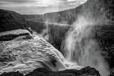 Royalty-Free and Rights-Managed Images - Admiring Gullfoss by Darren White