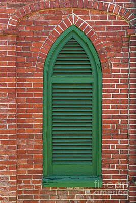Farmhouse Royalty Free Images - Aiken Rhett House - Charleston Brick Architecture Royalty-Free Image by Dale Powell