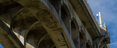 Classic Motorcycles - Albertus L Meyers Bridge - Wide Closeup by Jason Fink