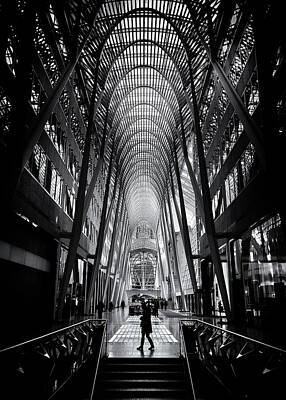 Landmarks Rights Managed Images - Allen Lambert Galleria Toronto Canada No 2 Royalty-Free Image by Brian Carson