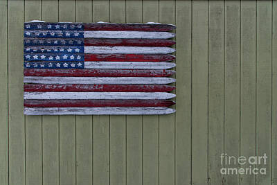 Landmarks Royalty Free Images - American Flag in Leland Royalty-Free Image by Twenty Two North Photography