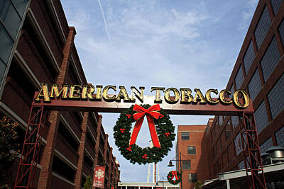 Gary Grayson Pop Art - American Tobacco Campus Wreath by Selena Lorraine