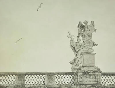 Truck Art Royalty Free Images - Angels Of Ponte Sant Angelo Royalty-Free Image by JAMART Photography