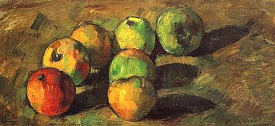 Laundry Room Signs - Apples 1878 by Paul Cezanne Paintings