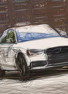 Red Foxes - Audi A4 Sedan 24944 by CarsToon Concept