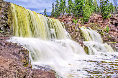 Lake Shoreline - Big Manitou Falls by Tommy Anderson
