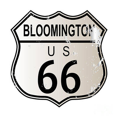 Enso Paintings - Bloomington Route 66 by Bigalbaloo Stock