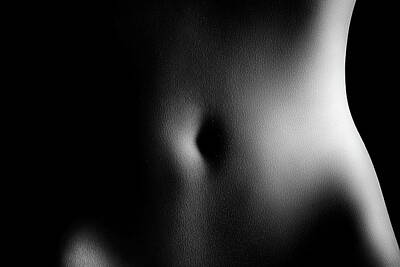 Nudes Royalty-Free and Rights-Managed Images - Bodyscape of womans stomach by Johan Swanepoel