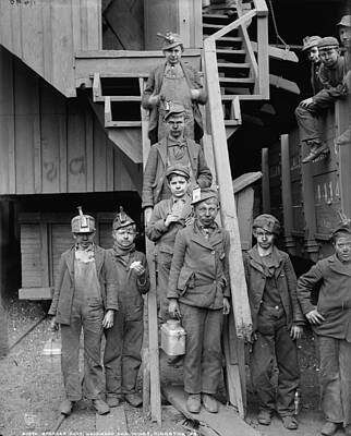 Coffee - Breaker boys, Woodward coal breakers, Kingston, Pa 2 by Celestial Images