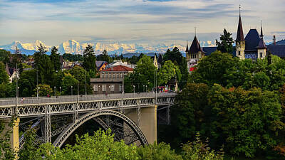 Up Up And Away - Bridge to the Alps by Clyn Robinson