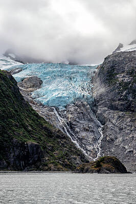 Man Cave - Brilliant Blue Glacier in the Kenai Fjords by Tony Hake