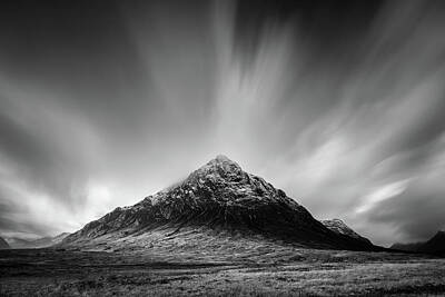 Mother And Child Paintings - Buachaille Etive Mor 1 by Dave Bowman