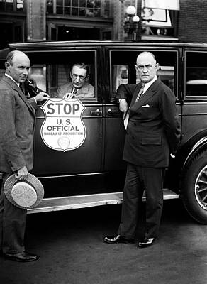 Beer Photos - Bureau of Prohibition Agents - 1930 by War Is Hell Store