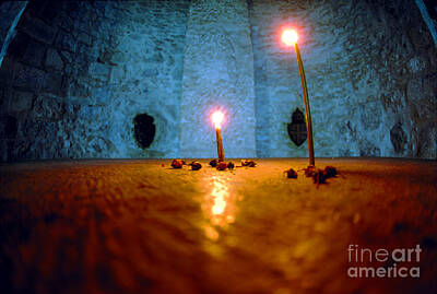 Lipstick Kiss - Candles of LIghtr, Church of the Holy Sepulchre, Jerusalem by Wernher Krutein