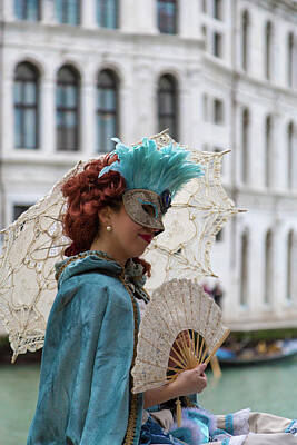 Irish Leprechauns - Carnival Scene - Venice by Georgia Clare