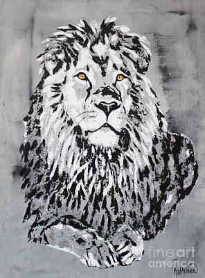 Prescription Medicine - The Lion King Cecil Art Painting by Kathleen Artist PRO