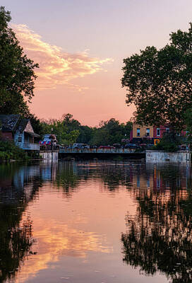 Aloha For Days Royalty Free Images - Chagrin Falls Sunset Royalty-Free Image by Adam Kilbourne