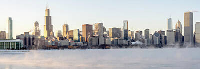 City Scenes Royalty-Free and Rights-Managed Images - Chicago Chiberia Panorama  by Chicago In Photographs