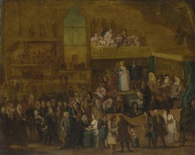 Af One - Circle of William Hogarth  London 1697-1764  The assizes of Westminster Hall by Celestial Images