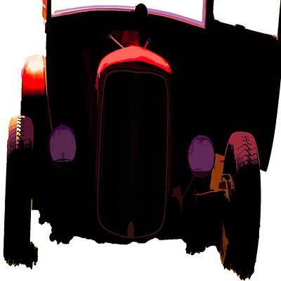 Wine Beer And Alcohol Patents - Classic Car -- Abstract  by Cathy Anderson