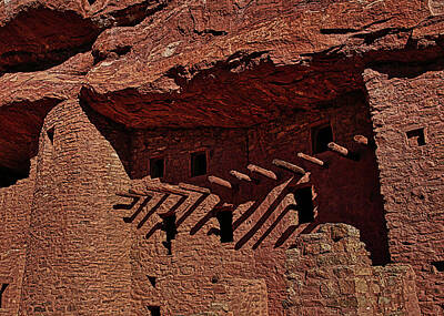 Hearts In Every Form Royalty Free Images - Cliff Dwellings 1 Royalty-Free Image by Ernest Echols