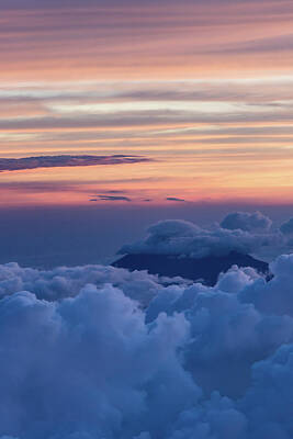 Comedian Drawings Royalty Free Images - Clouds at Sunset 1 Royalty-Free Image by Martin Alonso
