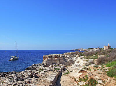 Lake Life Royalty Free Images - Coastline And Cliffs In Ciutadella Menorca Royalty-Free Image by Philip Openshaw