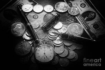 Conde Nast Fashion Royalty Free Images - Coins of Time Royalty-Free Image by Dale Powell