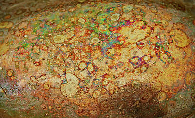 Ira Marcus Royalty-Free and Rights-Managed Images - Colorful Craters by Ira Marcus
