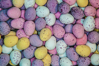 Global Design Shibori Inspired - Colourful Mini Eggs by Helen Jackson