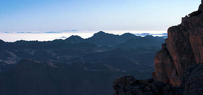 Surrealism - Dawn on Mount Sinai by Sun Travels