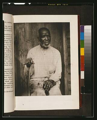 Hearts In Every Form - Doris Ulmann 1882-1934, Portrait of African American man by Celestial Images