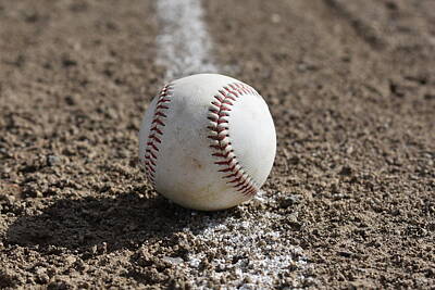 Baseball Royalty Free Images - Down the Line Royalty-Free Image by Bandie Newton