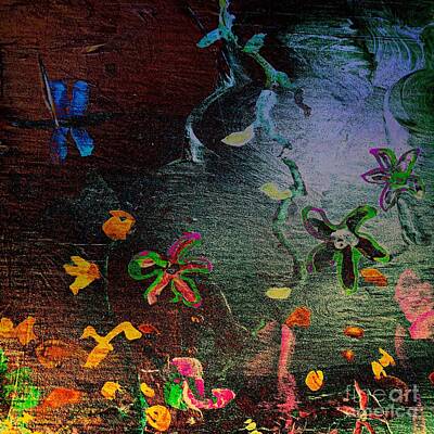Whimsical Folk Art - Dragonfly Dreams 1025 by Modern Art