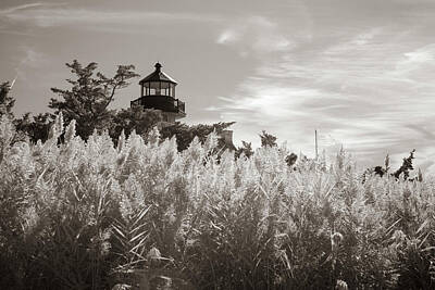 Achieving - East Point Lighthouse in sepia by Karen Foley
