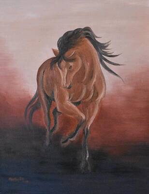 Crazy Cartoon Creatures - Dancing Horse by Marta Pawlowski