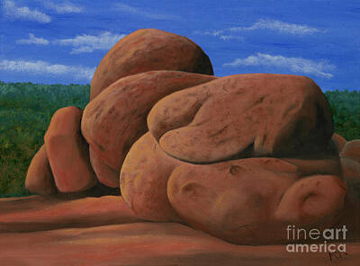 Egon Schiele - Elephant Rocks Summer One by Garry McMichael