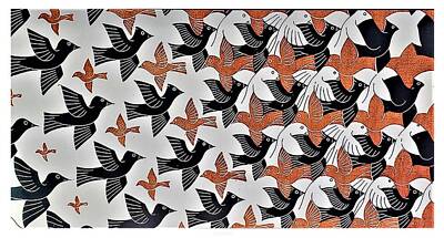 Birds Photos - Escher 7 by Rob Hans