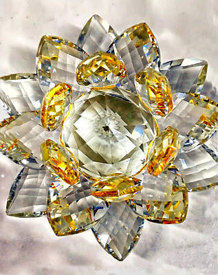 Art History Meets Fashion - Faceted Lotus by Catherine Melvin
