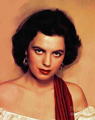 Animals And Earth Rights Managed Images - Faith Domergue, Vintage Actress Royalty-Free Image by Esoterica Art Agency