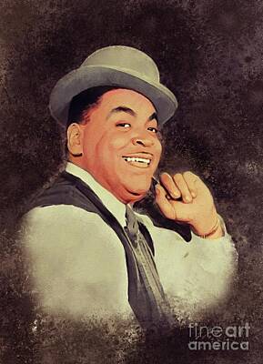 Actors Paintings - Fats Waller, Music Legend by Esoterica Art Agency