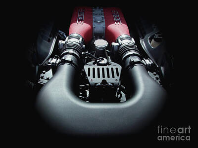 Garden Tools - Ferrari Engine by Jerry Editor