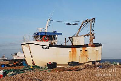 States As License Plates Royalty Free Images - Fishing boats at Dungeness Royalty-Free Image by David Fowler