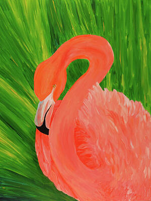 Staff Picks Rosemary Obrien Rights Managed Images - Flamingo Royalty-Free Image by Jessica Dubois