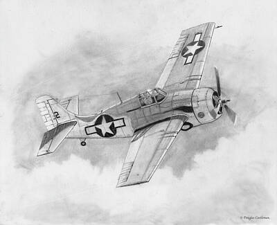 Comedian Drawings Royalty Free Images - FM-2 Wildcat Royalty-Free Image by Douglas Castleman