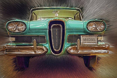 Ira Marcus Royalty-Free and Rights-Managed Images - Ford Edsel by Ira Marcus