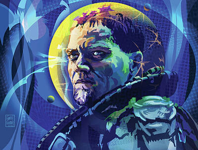 Comics Digital Art Rights Managed Images - General Zod from The Man of Steel Royalty-Free Image by Garth Glazier