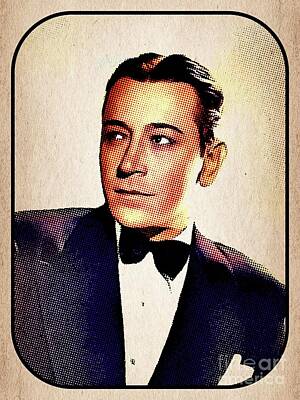 Actors Digital Art - George Raft, Vintage Actor by Esoterica Art Agency